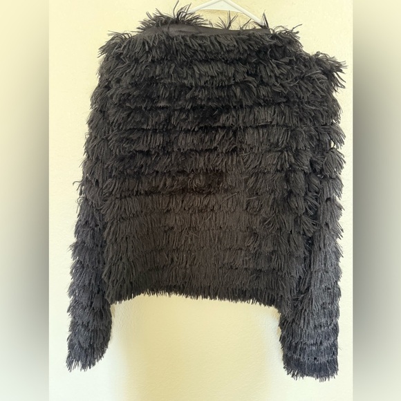 Altar'd State Black Textured Teddy Jacket - Picture 3 of 3